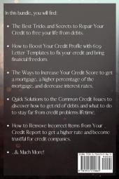 Credit Secrets: The complete guide to check and repair a negative Credit Score to take full control of your credit and finances. Inside 609 template letters.