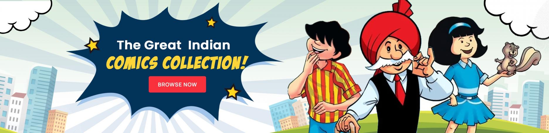 comics, indian comics, chacha choudhary, pinki, billoo