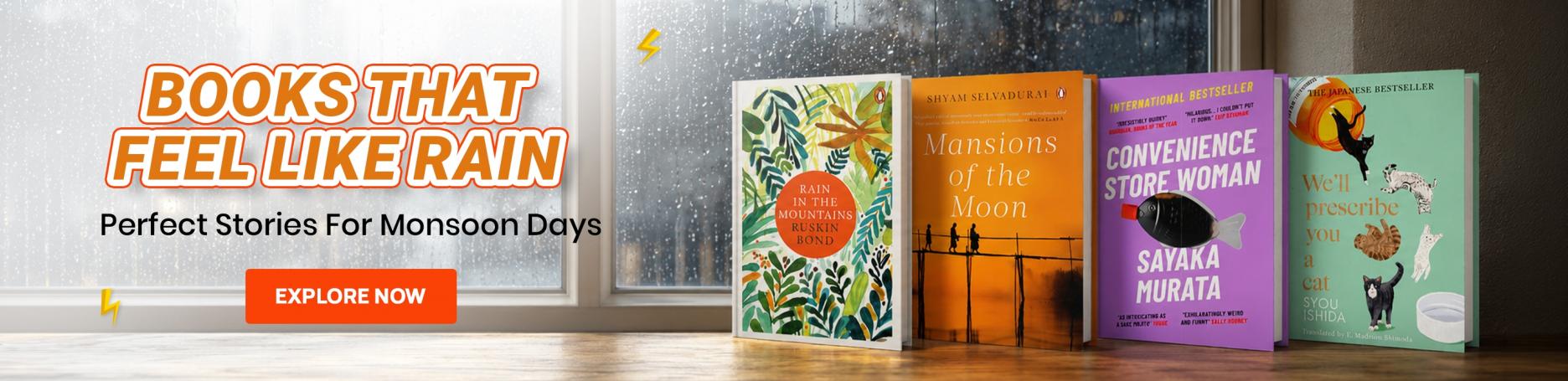 monsoon reads, monsoon stories, books that feel like rain