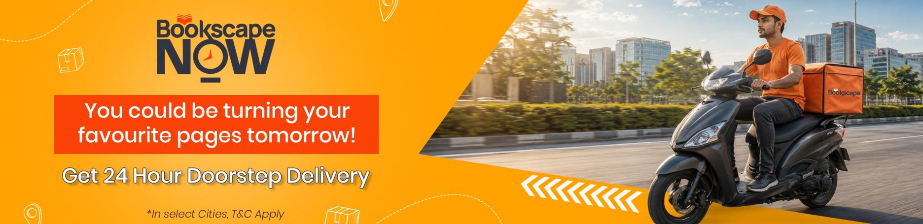 Bookscape Now, instant delivery, 1 day delivery, same day delivery, next day delivery