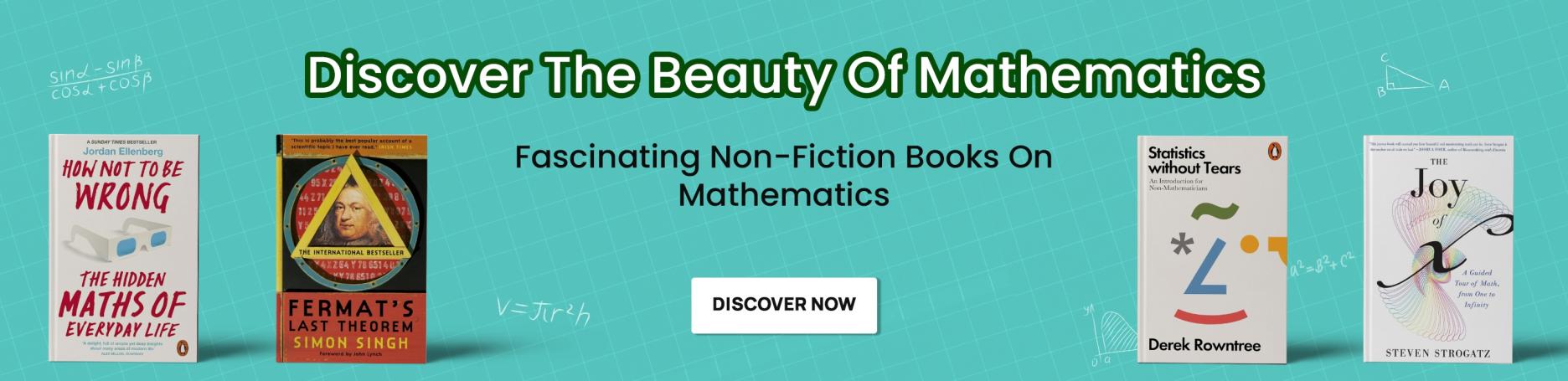 math, maths, mathematics, non fiction