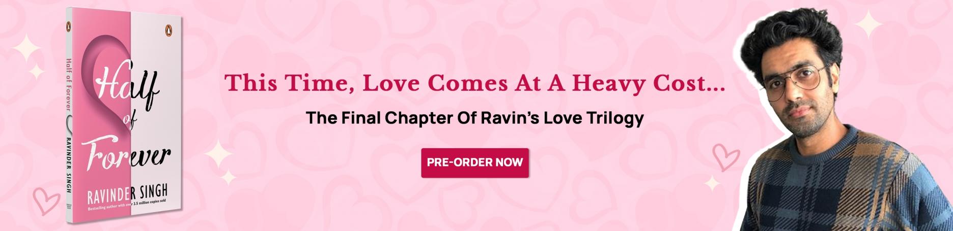 half of forever, Ravinder Singh, love trilogy, final chapter