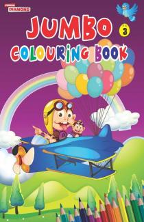 Jumbo Colouring Book 3 for 4 to 8 years old Kids Best Gift to Children for Drawing Coloring and Painting