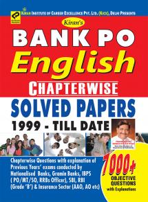 Bank PO Chapterwise English-(Solved Papers 1999- Till Date)