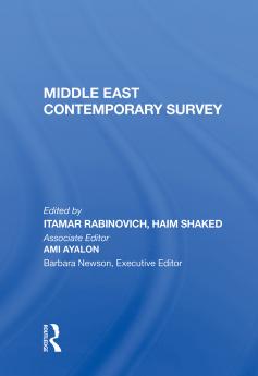 Middle East Contemporary Survey Volume Xi 1987