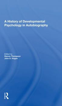 History Of Developmental Psychology In Autobiography