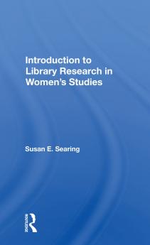 Introduction To Library Research In Women's Studies