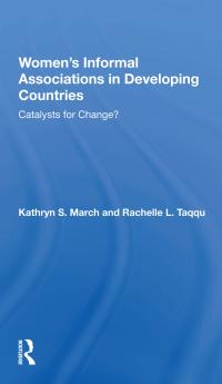 Women's Informal Associations In Developing Countries