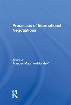 Processes Of International Negotiations