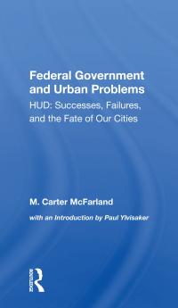 Federal Government And Urban Problems