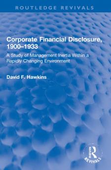 Corporate Financial Disclosure 1900-1933