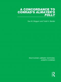 Concordance to Conrad's Almayer's Folly