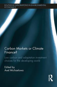Carbon Markets or Climate Finance
