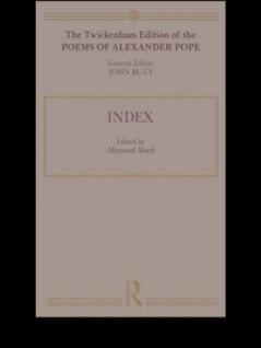 Twickenham Edition of the Poems of Alexander Pope