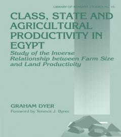 Class State and Agricultural Productivity in Egypt