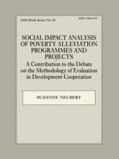 Social Impact Analysis of Poverty Alleviation Programmes and Projects