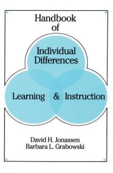 Handbook of Individual Differences Learning and Instruction
