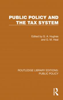 Public Policy and the Tax System