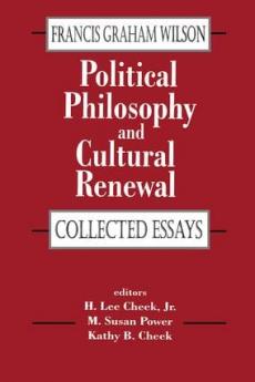Political Philosophy and Cultural Renewal