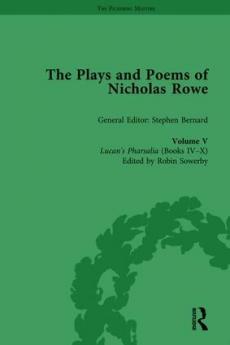 Plays and Poems of Nicholas Rowe Volume V