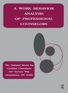 Work Behavior Analysis Of Professional Counselors