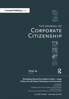 Storytelling: Beyond the Academic Article – Using Fiction Art and Literary Techniques to Communicate