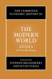 The Cambridge Economic History of the Modern World