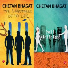 Half Girlfriend + The 3 Mistakes Of My Life (Set of 2 Books)