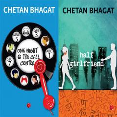 Half Girlfriend + One Night @ The Call Centre (Set of 2 Books)