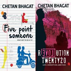 Revolution Twenty 20: Love. Corruption. Ambition + Five Point Someone ; What Not To Do at IIT (Set of 2 Books)