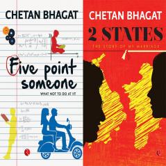 2 States: The Story of My Marriage + Five Point Someone ; What Not To Do at IIT (Set of 2 Books)