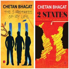 2 States: The Story of My Marriage + The 3 Mistakes of My Life (Set of 2 Books)