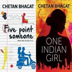 One Indian Girl + Five Point Someone ; What Not To Do at IIT (Set of 2 Books)
