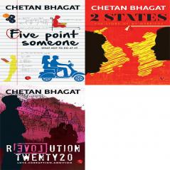 Revolution Twenty 20: Love. Corruption. Ambition + 2 States: The Story of My Marriage + Five Point Someone ; What Not To Do at IIT (Set of 3 Books)