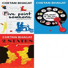 2 States: The Story of My Marriage + One Night @ The Call Centre + Five Point Someone ; What Not To Do at IIT (Set of 3 Books)