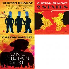 One Indian Girl + 2 States: The Story of My Marriage + The 3 Mistakes of My Life (Set of 3 Books)