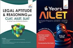 Legal Aptitude & Reasoning for CLAT & AILET Exams and 6 Years AILET Solved Papers (2020 to 2015)