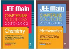 Combo Of JEE Main Chapterwise Solution Chemistry  & JEE Main Chapterwise Solution Mathematics  Set of 2 Books