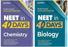 Combo Of 40 Days NEET Chemistry (E) & 40 Days NEET Biology (E)  Set of 2 Books