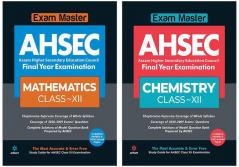 Combo Of Exam Master AHSEC Mathematics 12th  & Exam Master AHSEC Chemistry 12th  Set of 2 Books
