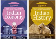 Combo Of Magbook Indian Economy (E) & Magbook Indian History Set of 2 Books