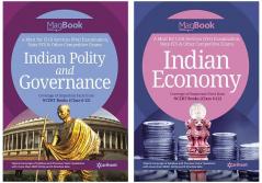 Combo Of Magbook Indian Polity Governance & Magbook Indian Economy (E) Set of 2 Books