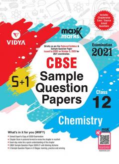 MaxxMarks CBSE Question Sample Paper Chemistry Class 12 (For 2021 Exams)