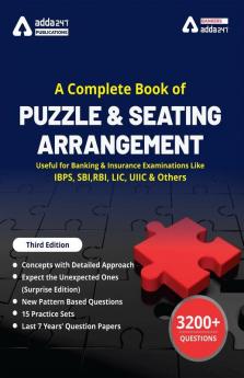 A Complete Book of Puzzles & Seating Arrangement (Third Printed English Edition)
