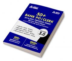 50+ Bank PO and Clerk 2016-2021 Previous Years Memory Based Papers Book (English Printed Edition)