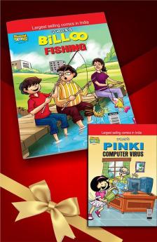 Billoo Pinki Comics In English |Set of 2 Comics|Latest Artwork By Diamond Toons