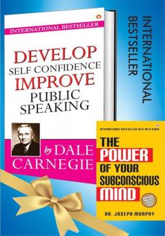 The Best Of Dale Carnegie - Develop Self-Confidence Improve Public Speaking + The Power Of Your Subconscious Mind Set Of 2 Books