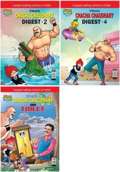 Chacha Chaudhary Digest-2+Chacha Chaudhary Digest-4+Chacha Choudhary & Toilet