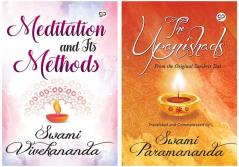 Religious Books Combo(Meditation and Its Methods+The Upanishads)