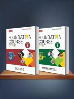 Foundation Course For Class-6 :NEET / JEE / IMO / OLYMPAID / NTSE / KVPY ( Science + Mathematics ) Set Of 2 Books